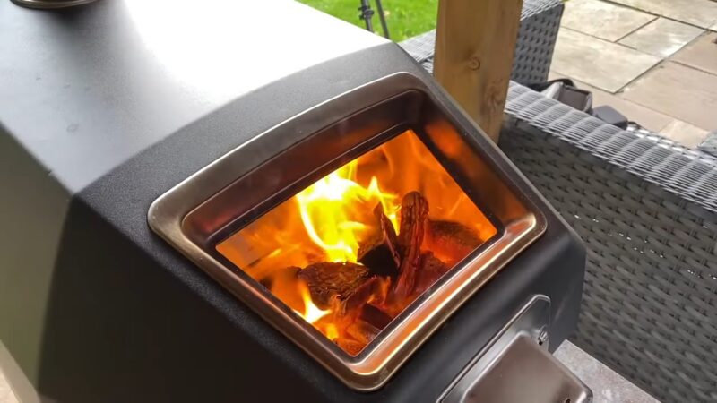 Pizza Cook using Charcoal